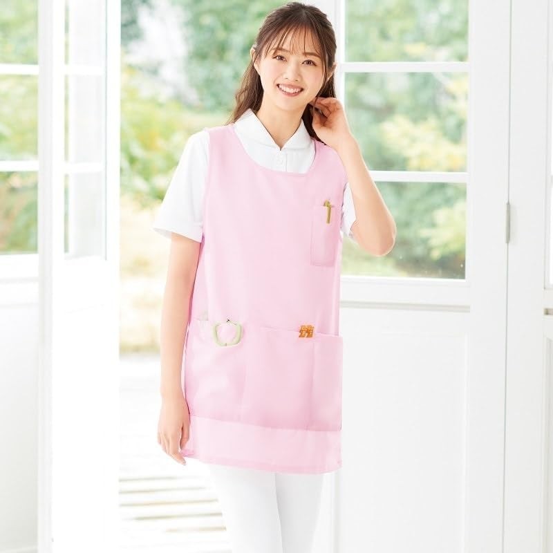 Infirmiere (An Famie) No-Iron Round Apron for Childcare and Caregiving