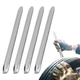 Rixotix Set of 4 Mounting Irons, 30 cm Bicycle Tyre Levers, Tyre Changer Lever Made of High-Strength Steel, Tyre Assembly Tool for Motorcycle, Bicycle, Trolley, Scooter