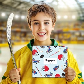 HAPPYPOP 10Th 11Th 12Th Birthday Gifts Ideas For Boys - Kids Novelty Socks, Hockey Gifts For Boys Kids, Preteen Tween Boys Gifts, Kids Boys Hockey Socks