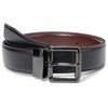 KASBAH Men's Reversible Leather Belt Work Casual Belt Two-in-One Belt