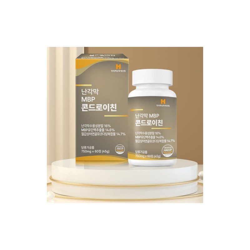 Wellus Eggshell Membrane MBP Chondroitin 750mg 60 Tablets / 웰러스