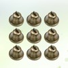 Ciieeo 35pcs Bronze Bell Hand Held for Decoration Ornaments Christmas