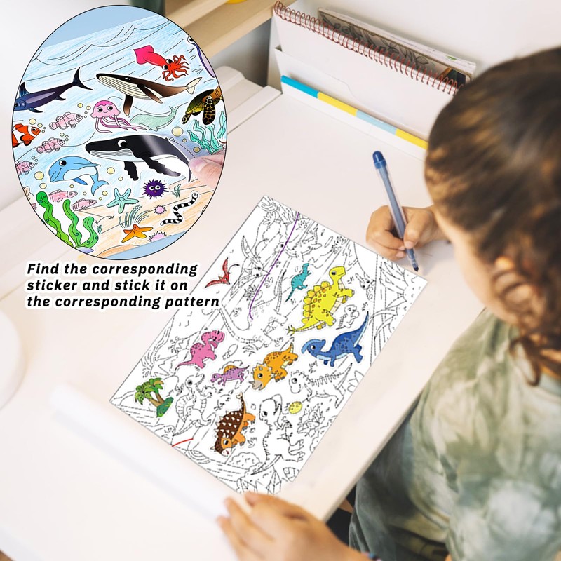 Origami Paper for Children, Craft Paper Set Children, 8 Sheets