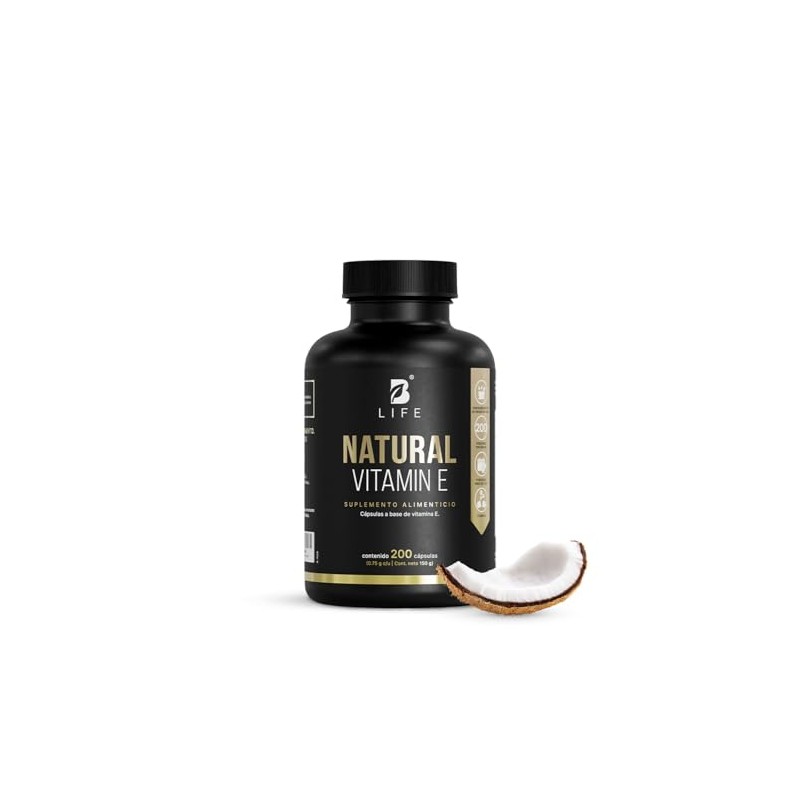 Life Vitamina Biotina 200 Cápsulas Blandas Potenciada Aceite Coco Alta