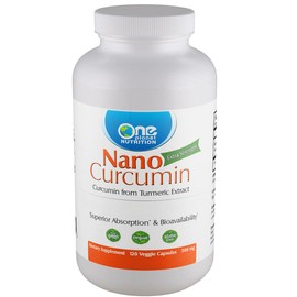 One Planet Nutrition Nano Curcumin 500 mg Veggie Capsules (120 Servings), Nano for High Absorption, Supports Immune Health, Non-GMO, Vegan, Gluten-Free