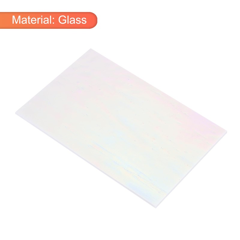 sourcing map Stained Glass Sheet Mosaic Tile 5.9 Inch x