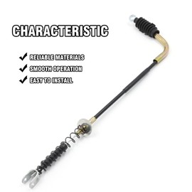 Newnessai AM145185 Parking Brake Push Pull Cable, Replacement for John Deere Gator XUV550 Utility XUV550 S4 Utility Vehicles, Replaces AM141860