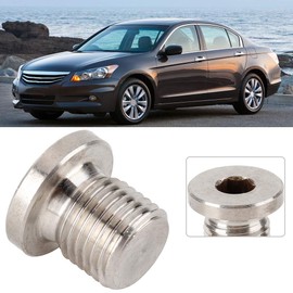 BOROCO O2 Sensor Spacer, M12 1.25mm Oxygen O2 Lambda Sensor Blanking Plug Cap Bang Motorcycles Cars Accessory