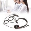 Call Center Headset ENC Active Noise Cancellation Single Ear Customer