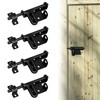 URDOGSL Heavy Duty Gate Latch with Padlock Hole Metal Thickened
