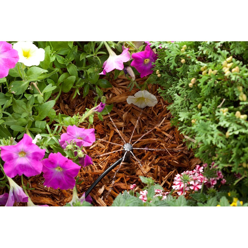 Rain Bird LNDDRIPKIT Drip Irrigation Landscape/Garden Watering Kit with Drippers,