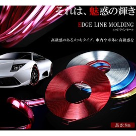 GoodsLand GD-MEKKIM-BL [4color] Universal Wheel Guard Rim Guard Car Rim Protector for Cars, Rim Lines, Prevents Scratches, Double-Sided Tape, 21 Inches, 4 Packs