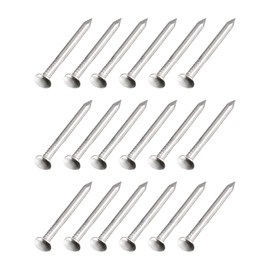 QUARKZMAN 1.2 x 16 mm Tiny Nails x 500 Pieces Handmade Hardware Fixings Mini Nails for Baseboard and Woodworking Black