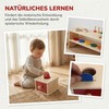 Toyvian Montessori, giocattolo in legno, 2 in 1, Montessori, con