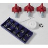 Online Auto Supply Ammco 4000 Brake Lathe Repair Kit (3) Replacement Knobs Shear Gear & Bits New