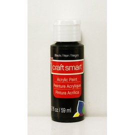 Craft Smart Acrylic Paint 2 Fl.oz. 1 Bottle Black
