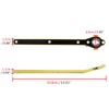 LECWOF Car Scissor Jack Wrench 2 in 1 Universal 360°Swivel