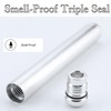 MOTOFITOOL 3-Pack Airtight Metal Pill Containers - Waterproof Travel Storage