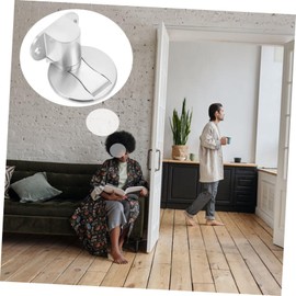 COHEALI 1 Door Stopper Cast Iron Doorstop Metal Security Door Stop Home Door Catch Doorstop Door Stops for Bottom of Door Invisible Door Household Holder Zinc Alloy