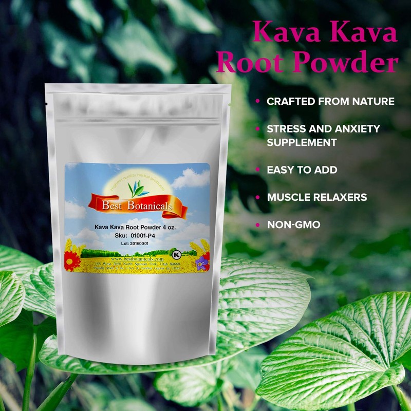 Best Botanicals Kava Kava Root Powder 4 oz.