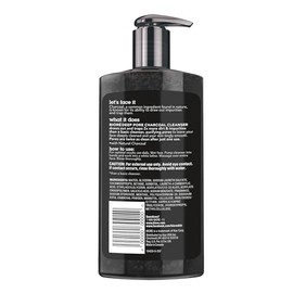 Bioré Men's Skincare Charcoal Face Wash, Deep Cleans Pores & Refreshes Skin, 6.77 Fl. Ounces