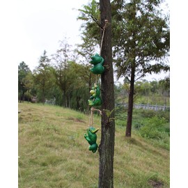 Wisifayardin - 3 piezas de decoración de rana, regalo de rana, estatua y estatua, esculturas de sapo, estatuas de jardín, decoración de resina para jardín al aire última intervensión