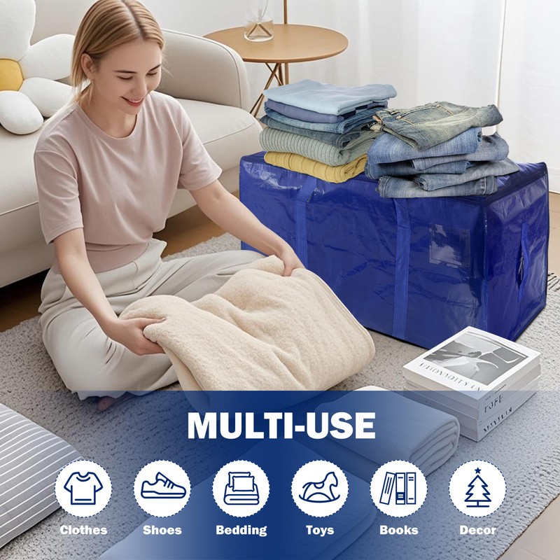 12 Pack Extra Heavy Duty Large Moving Bags with Strong