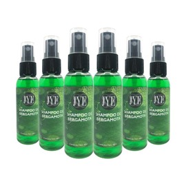 Shampoo de Bergamota JYE, tratamiento auxiliar en el crecimiento de cabello y barba. Set de 6 botellas