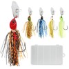 Jortmrd Chatterbait Artificial Bait Set, 15 g Chatterbait Pike, Perch