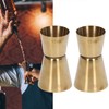Tissting 2Pcs Double Head Cocktail Jigger, Stainless Steel Measure Jigger