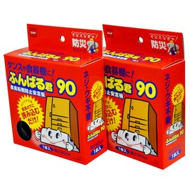 Nitoms Furniture Fall Prevention Stability Plate, Funbaru-kun 35.4 inches (90 cm) x 2 Piece Set