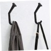 Ciieeo Railroad Spike Hooks 4pcs Coat Towel Door Cast Robe