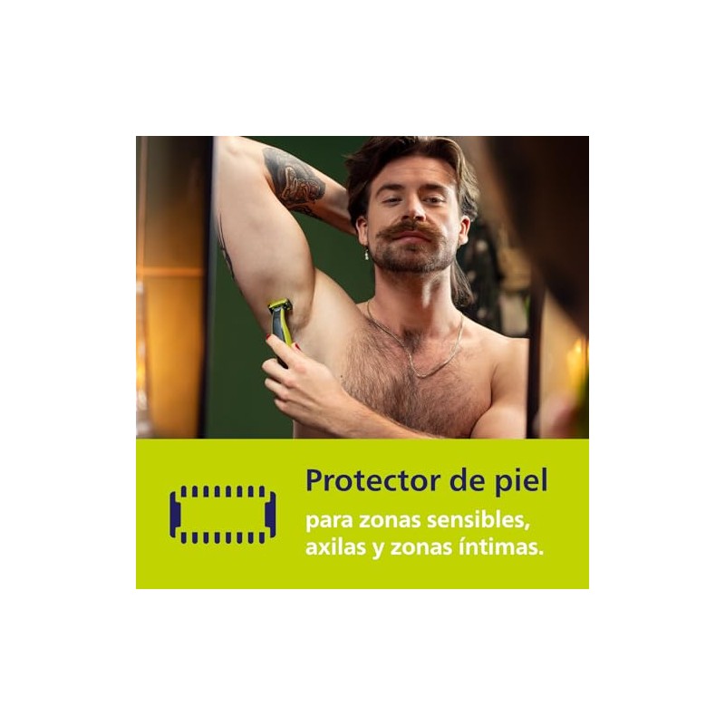 Philips OneBlade Kit de Repuesto con 3 Cuchillas y Accesorios