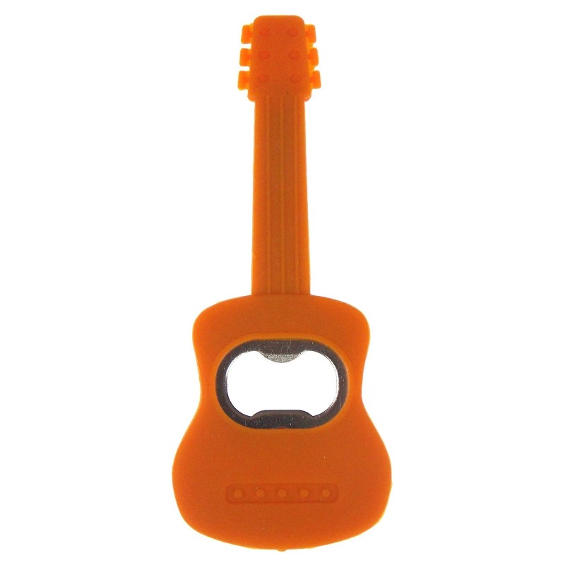 Streamline Guitar Shaped Spatula Bottle Opener Silicone Rubber Mom Kitchen