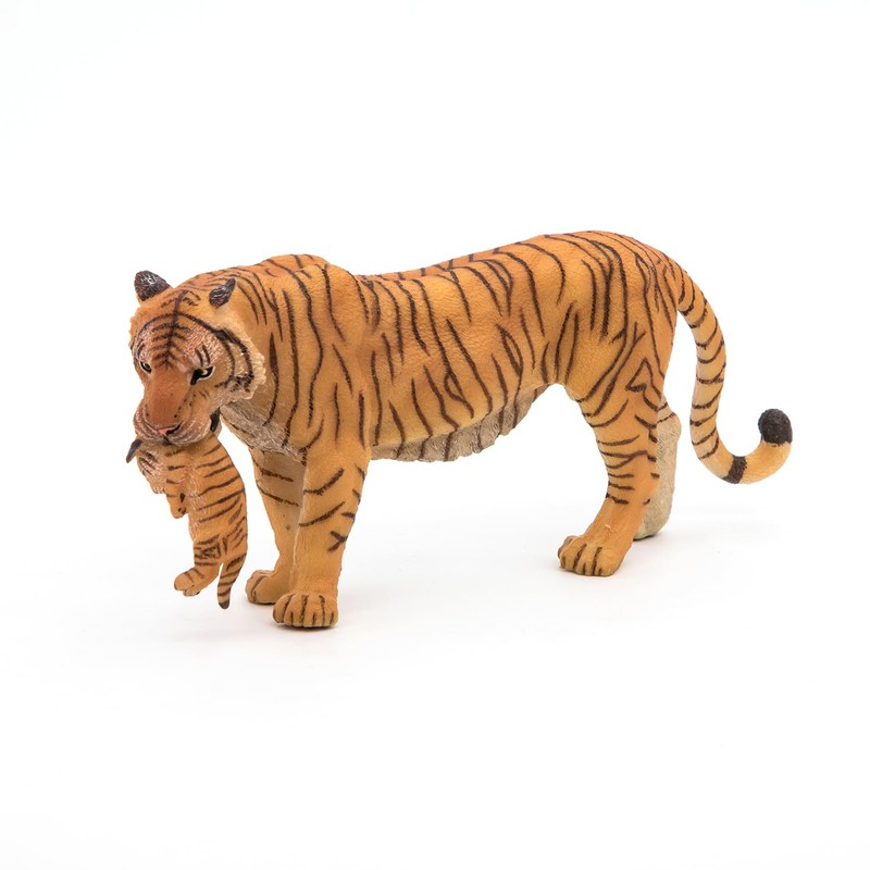 Papo Tigress with Cub Toy Figure Set Playset