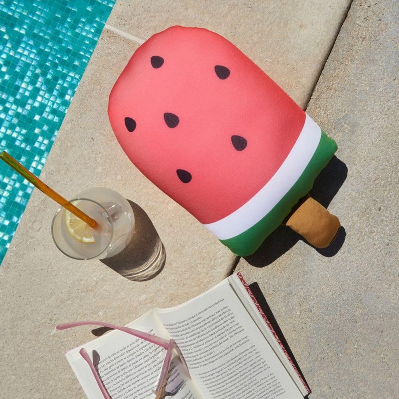 balvi Watermelon Popsicle Beach Cushion Ergonomic with Zip Polyester