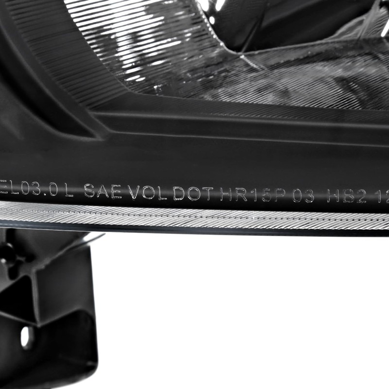 Spec-D Tuning Black Headlights Compatible with 2003-2008 Honda Element