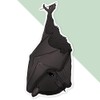 Extra Large 460mm 'Hanging Bat' Permanent Sticker Decal for Cars/Windows/Bins/Walls