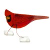 Glass Cardinal Figurine - Recycled Glass Special Moments Standing Bird