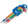 Draper 66143 TX-Star Metric Coloured Long Arm Key 9-Piece Set,