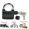 OSALADI Alarm Padlock Anti-Theft Lock for Door/Motorcycle with Unique Lock