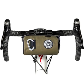 ULAC NEO PORTER COURSIER SPRINT - Bolsa para manubrio de bicicleta, bolsa de alimentación frontal para bicicleta de carretera, bicicleta de montaña, ciclismo de viaje (musgo, 1.5 L)