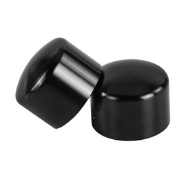 HCmotorku Motorcycle Front Axle Nut Covers Cap Suitable for Harley Touring Electra Road Street Glide Softail Dyna Sportster 883 from 2008 Black