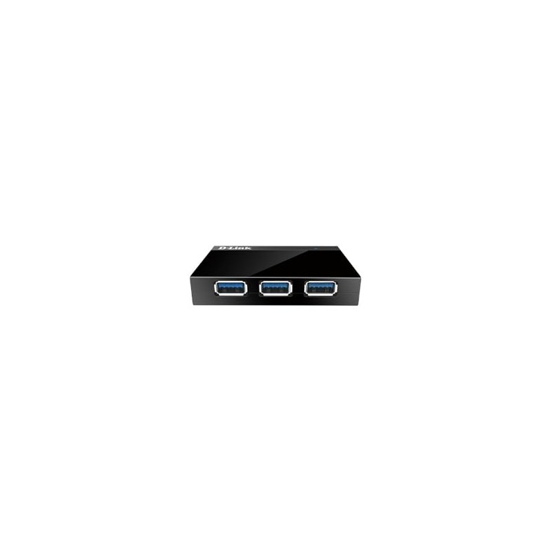 D-Link DUB-1340 USB 3.0 4 Ports USB Hub, Black