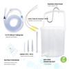 Topquafocus Large Enema Bucket Kit Anti-backflow Enema Kit for Men