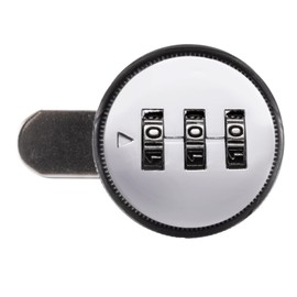 RecPro RV Combination Cam Lock | for 5/8" Thick Door | 3-Digit 3/4" Cylinder Lock Replacement for Baggage Door, Box, Cabinet, and More (6-Pack, Chrome)