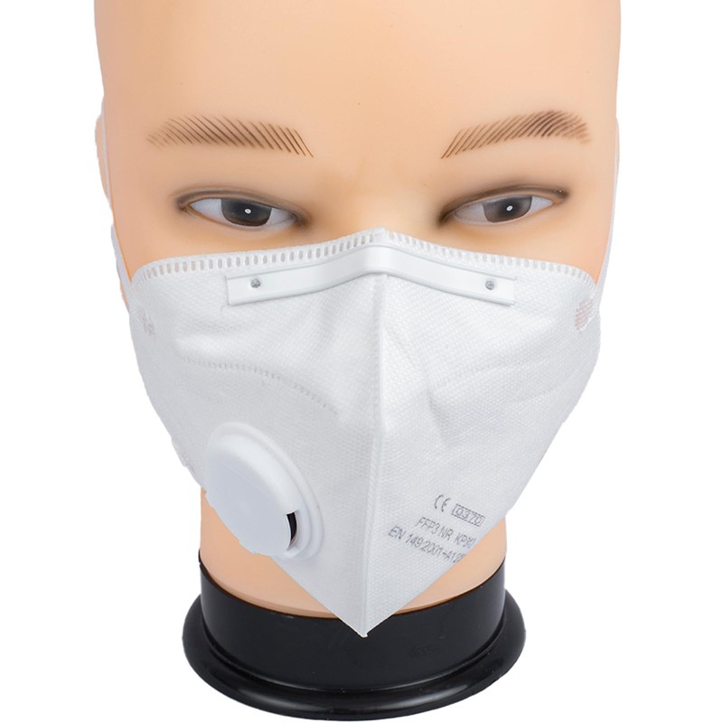 TubeRoo FFP3 mask with valve, pack of 10 masks, headband/ear