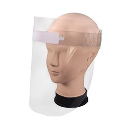 Full Face Shield Visor – 270mm x 400mm - Clear Shield For Safety – Cover Entire Face – 100% recyclable Material.