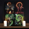 Something Different Wholesale Fire Element Magic Demon Mounted MDF Gothic