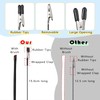 Ruimooto 20 Model Building Colours Crocodile Clips, 1 Brush and